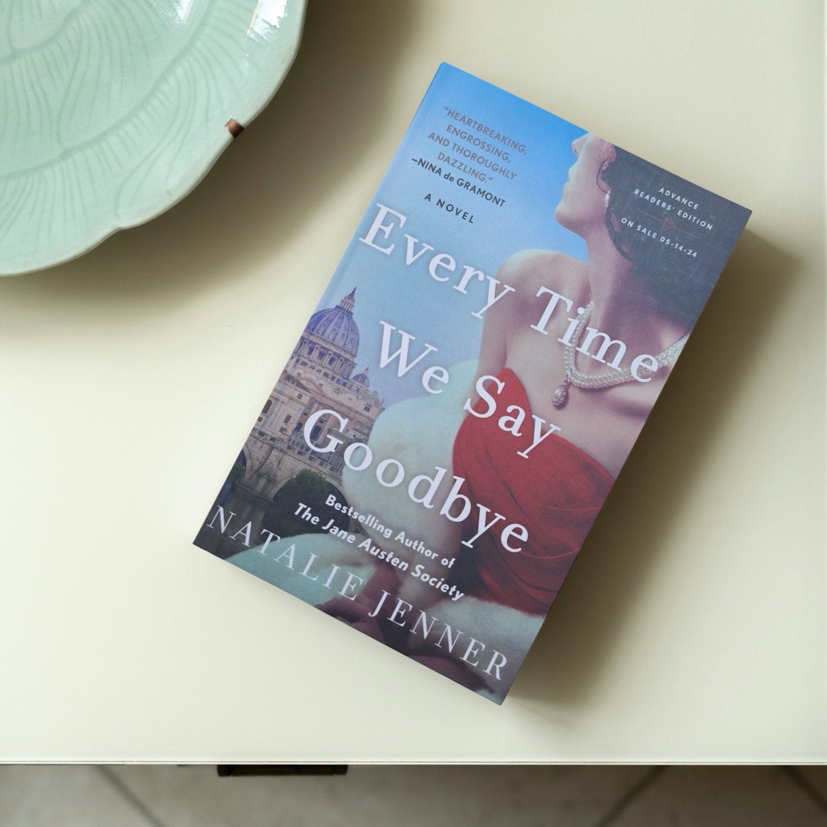 A brilliant novel of love and art, of grief and memory, of confronting the past and facing the future. Every Time We Say Goodbye (Jane Austen Society 3) by Natalie Jenner bit.ly/3VFjRrY @StMartinsPress @NatalieMJenner