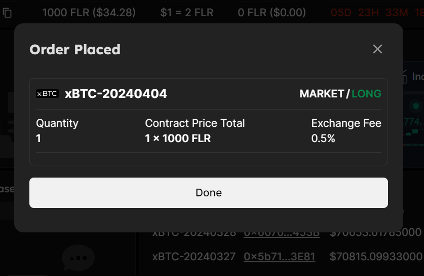 sentosumosaba's tweet photo. Had a new "first-time moment"🥰
On @FlareNetworks coston TESTnet;
👉Using @XDFiProtocol FREE $FLR faucet, placed my FIRST futures contract on the World's FIRST regulatory-compliant, non-custodial and decentralized Futures Trading Platform.
Some are Bullish. I'm Long.
#LiveBeta