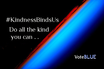 time4kind's tweet photo. .                #KindnessBindsUs
.                           #AlignWithKind
.                                       #VoteBLUE https://t.co/IAUnKzAI34