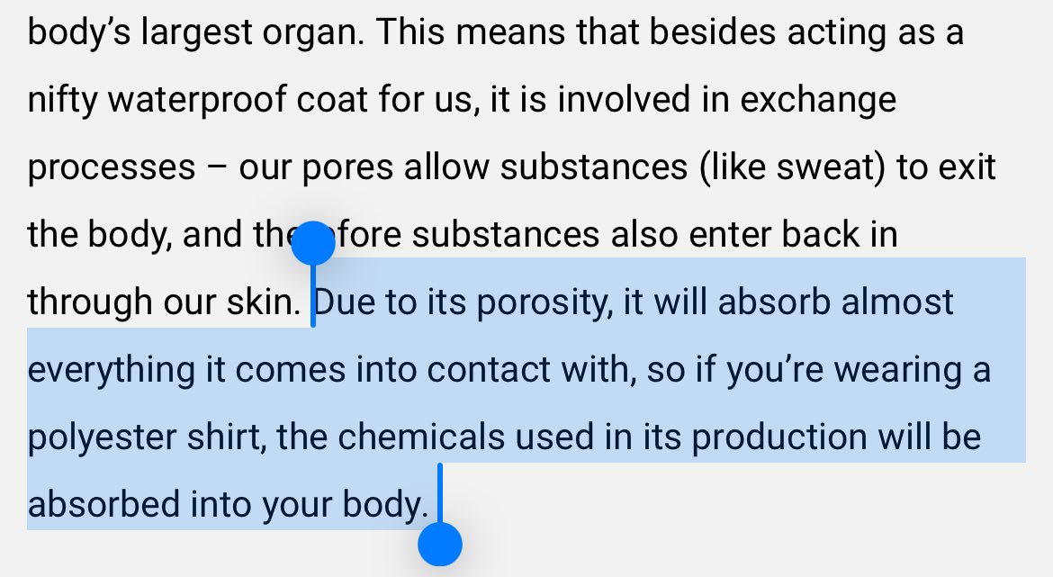 Wearing synthetic underwear for both men & women is toxic.

You’re basically putting chemicals (petrochemicals), toxins & plastics in the hottest part of your body which makes it so much worse than wearing synthetic clothing in general.

The heat from our bodies causes those