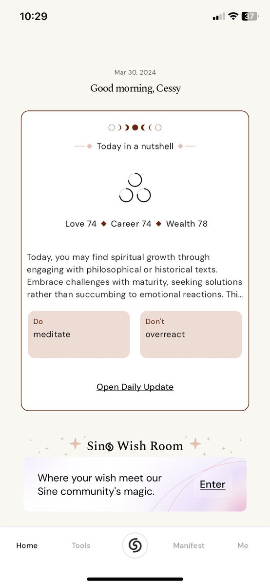selenereads's tweet photo. this is perfect for those who want a personal app who wants to get their burning questions answered. i tried it for a few days and even went PRO and i absolutely can say that it’s worth it! it’s one of my favorite apps now. I LOVE IT 🤍🌷

go ahead and try, lovelies ✨ https://t.co/ht7yCbWbIJ