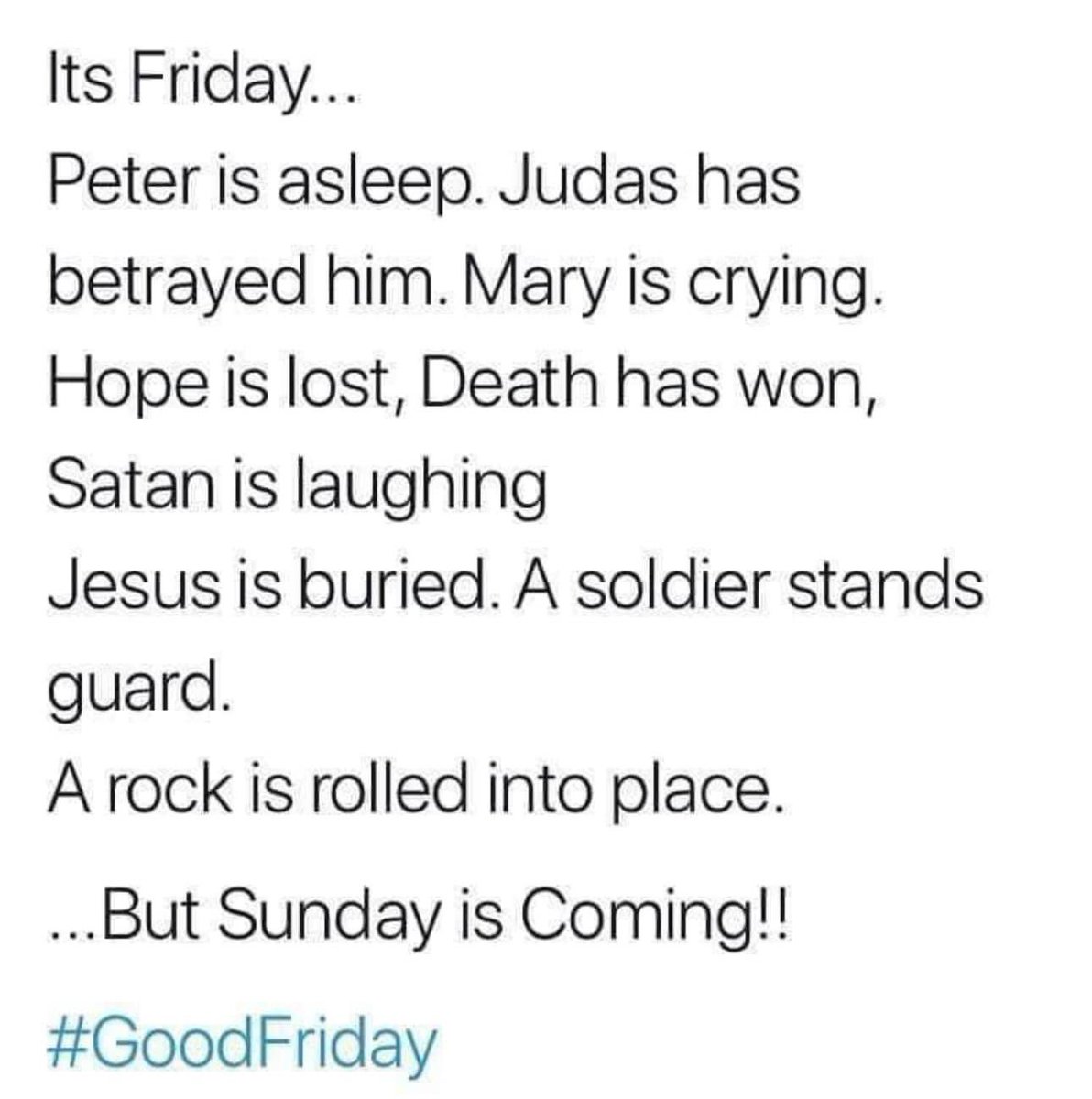 #SundayIsComing