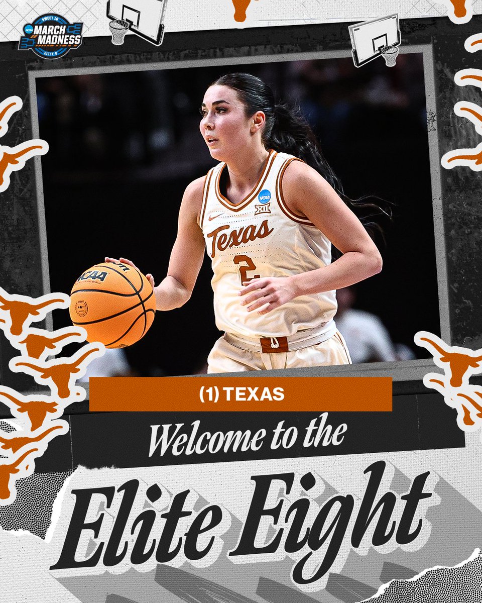 THE LONGHORNS ARE ELITE! @TexasWBB defeats Gonzaga, 69-47, to advance to the Elite 8. #MarchMadness