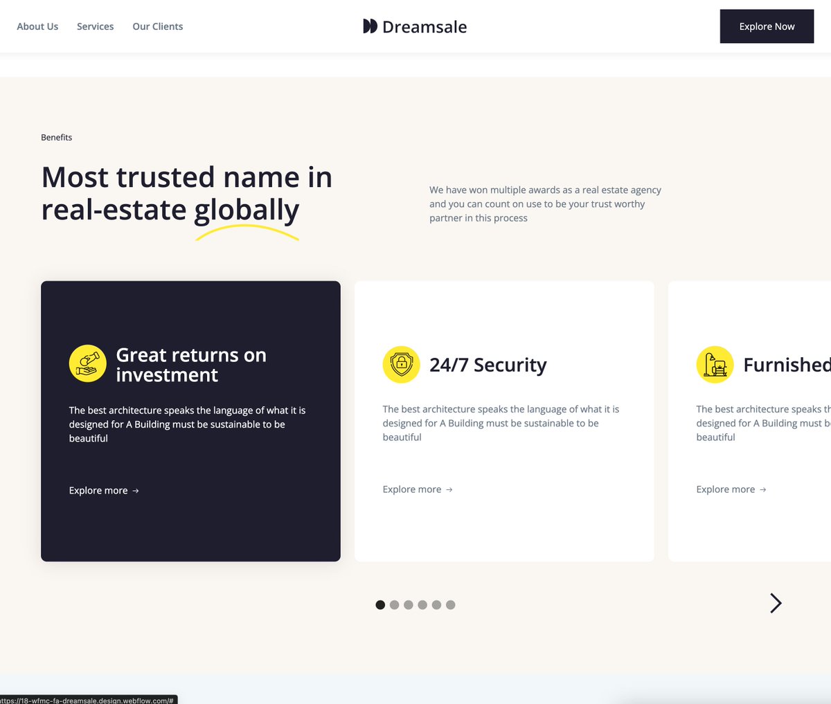 suhailamar's tweet image. Day 99. #100DaysOfWebflow
Continued site build. Making the site responsive next. WIP. 1 more day to go.
#webflow