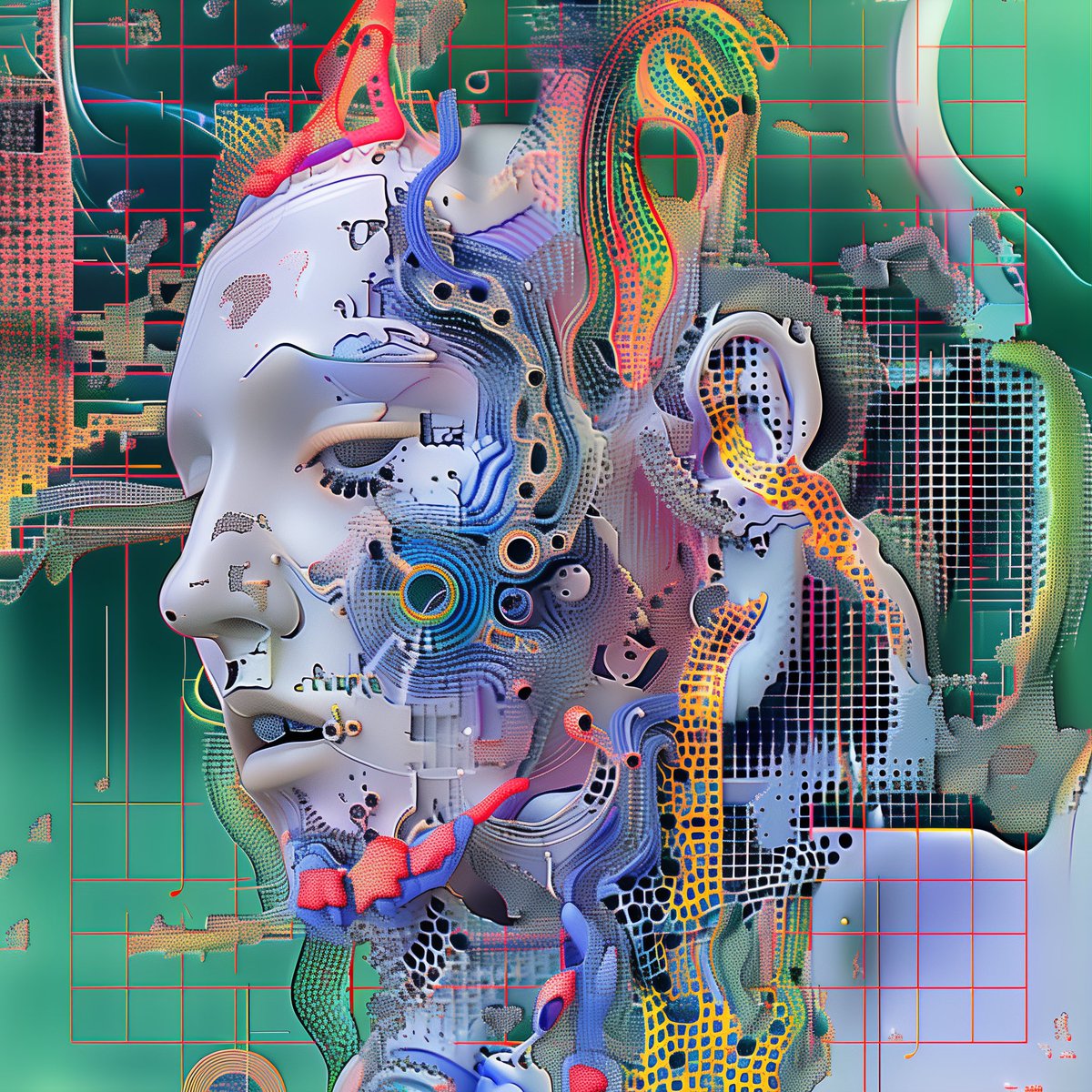 jregalado's tweet image. 🦠 🤖 #midjourneyV6 #imageblending #sciencefantasy #sciencefiction #grimes