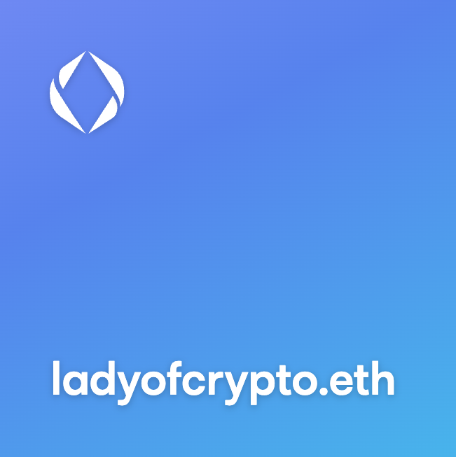 DomainGecko_EN's tweet photo. Exciting #Web3 Domain Available Now! 🚀

The domain "LadyOfCrypto" is now AVAILABLE for a LIMITED TIME only! 🔥

👉 Secure it now before it's too late:

🔗https://t.co/aOXAeqsV5n

#Ladyofcrypto #ENS #ethereum #UDFam #DomainNames @LadyofCrypto1 https://t.co/TlzaXqIczh