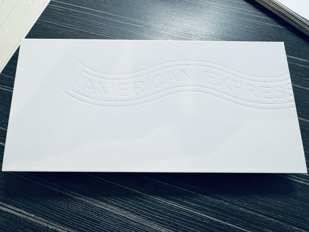 アメックスゴールドプリファードカードやっと届いた！