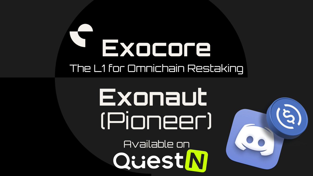 imua's tweet photo. ⏱️ *Tick Tock Tick Tock* ⏱️

The "Exonaut Pioneer" community-building campaign comes to a close in just over 48 hours.

Join the campaign on #QuestN, earn the limited Pioneer role, enter the $USDC raffle, and become an early part of the Exoverse!

Link ⤵️
https://t.co/mF6X9Y3Eca