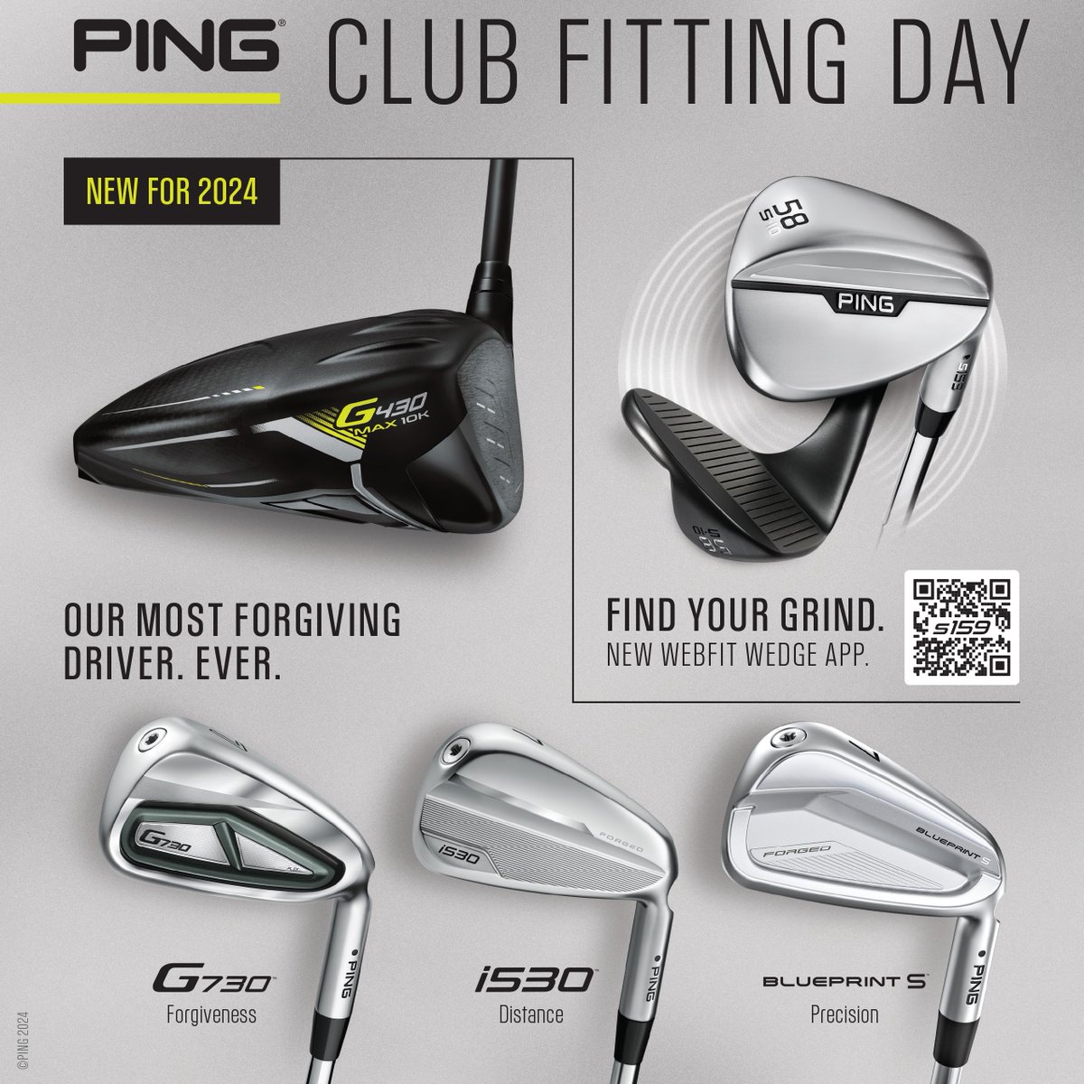 Join us Thursday, May 2nd for a @pingcanada fitting day!

Offering the most precise custom-fitting process in golf, get your clubs customized or try their new driver.
Spots are now open 12-430pm, contact the Pro Shop at 403-933-4721 to book your spot!

#PingGolf #GolfFitting