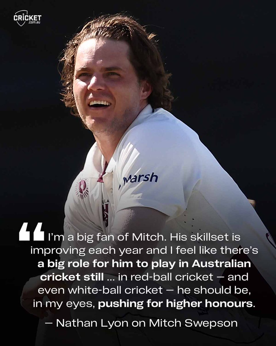 Statistics reveal him to be a man apart in the #SheffieldShield, and Mitch Swepson still has a 'burning desire' to return to Test cricket | @AdamBurnett09 cricket.com.au/news/3942635/m…