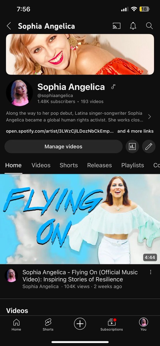 So excited the amount of people who are watching my daughter’s music video ! If you haven’t watched it yet, now is a good time! Brings lots of hope and inspiration to keep on living life to the fullest ! 🙏