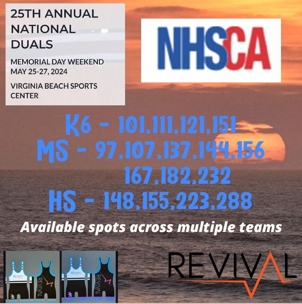 Revival Dual Team (@revivalduals1) on Twitter photo 
