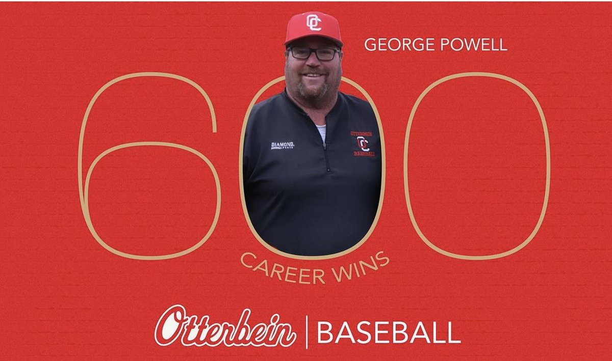 OUCardsBaseball's tweet image. Two wins against Capital today is great. A 9 game winning streak is great. But, Coach Powell achieving 600 career wins takes the cake for the best thing today. A great baseball coach and a great man. We love you Coach. #BirdGang