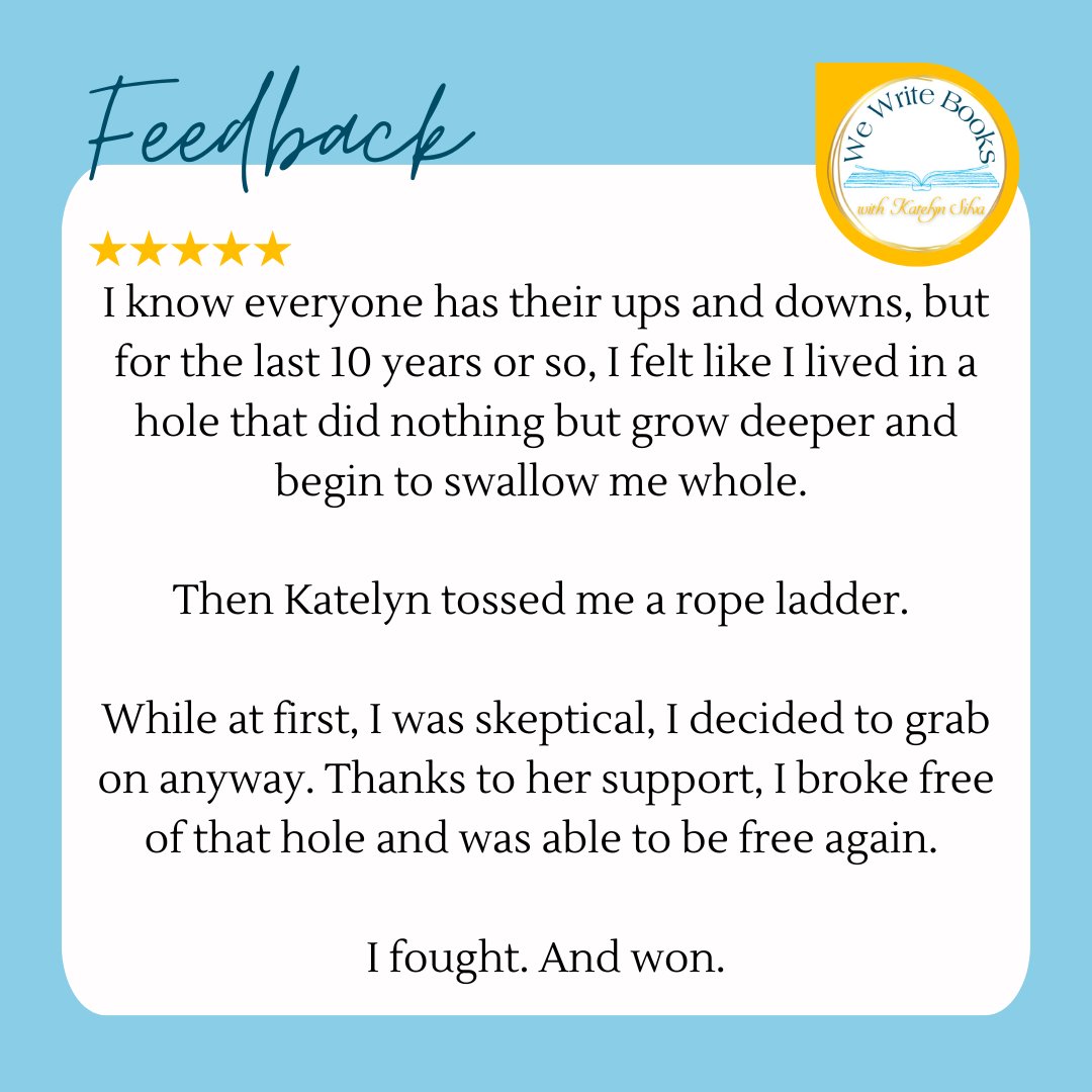 wewritebooks's tweet photo. Thanks for this feedback! ❤️

#wewritebooks #feedback #clientwin #win https://t.co/vjLknxYr0b