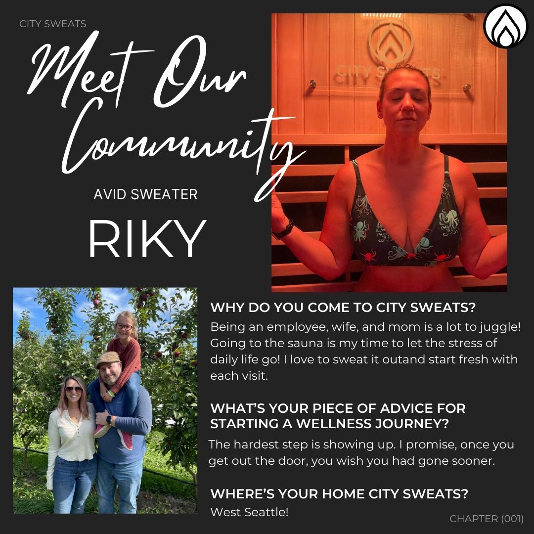 ✨️MEET THE COMMUNITY✨️

Riky is an avid sweater at City Sweats and we're so excited to feature her as our first Meet the Community post! Find out more about how she uses City Sweats in her wellness journey!