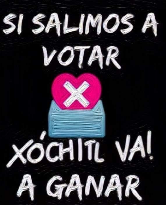 ferbelaunzaran's tweet photo. No tengo ninguna duda:

Si salimos a votar, @XochitlGalvez va a ganar.

#MexicoSinMiedo https://t.co/xJFt5GtNex