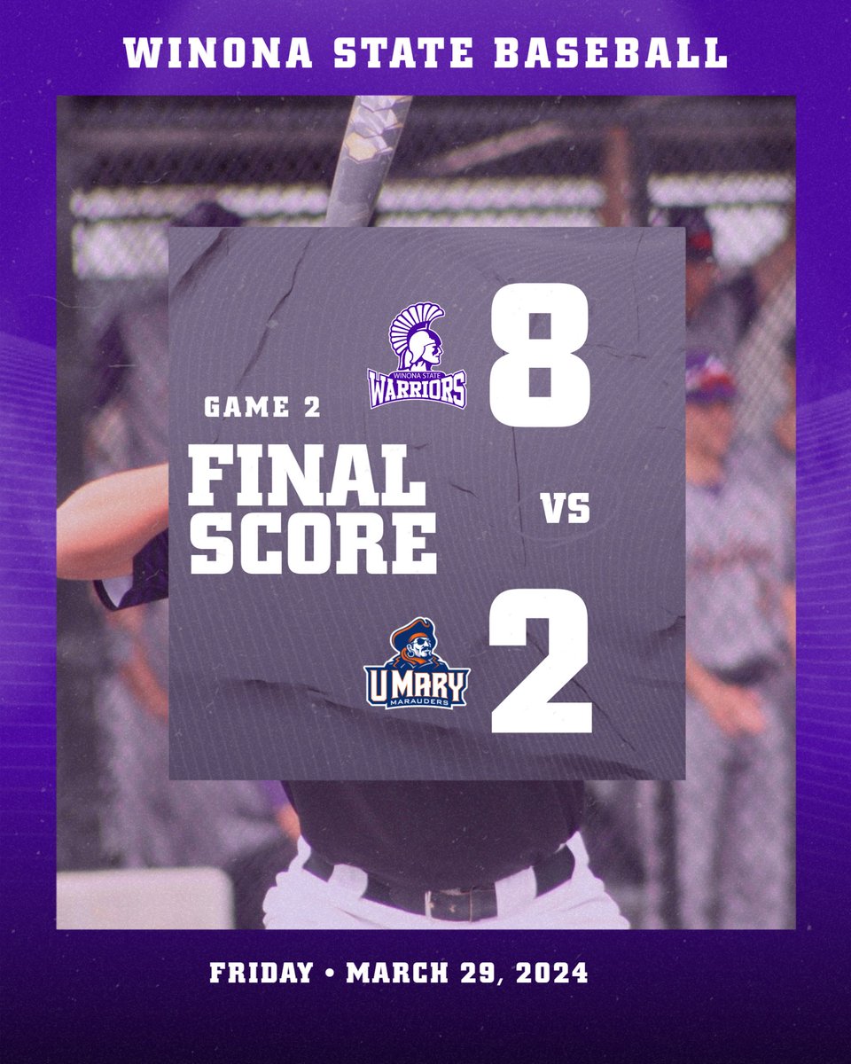 Doubleheader was a success vs U Mary! 🥳 Let’s do it again tomorrow!⚾️💪🏽 #graduatechampions