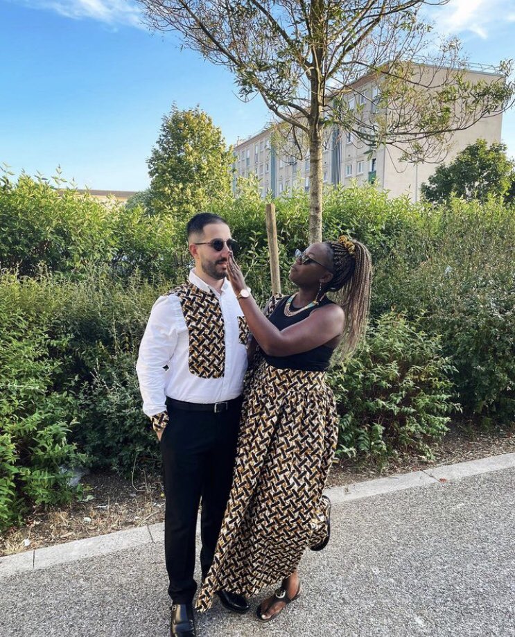 I’m Noémi and my fiancé his Gabriel🤴🏼👸🏾We’ve met each other on internet in 2020 🙏🏾 and we are living a true love story despite our different culture. 

#lovehasnocolor #truelove #engagedcouple #whitemendatingblackwomen #whitemenseekingblackwomen #interracialcouples #lovestory
