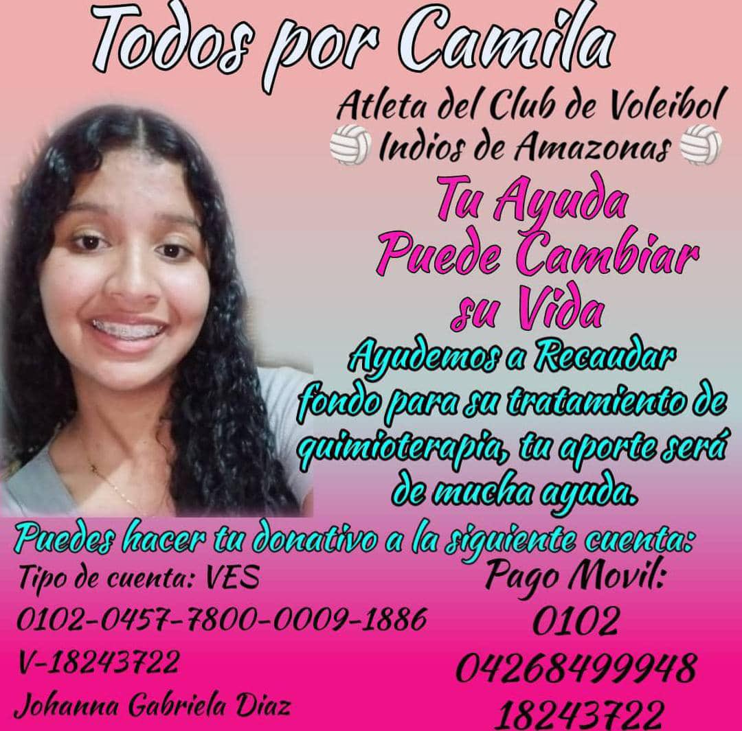 #ServicioPúblico | Camila Pérez Díaz, de 14 años, requiere ayuda económica para costear exámenes médicos, tratamiento de quimioterapia y la intervención quirúrgica a la que debe ser sometida. Si puede colaborar, encontrará más información a continuación: