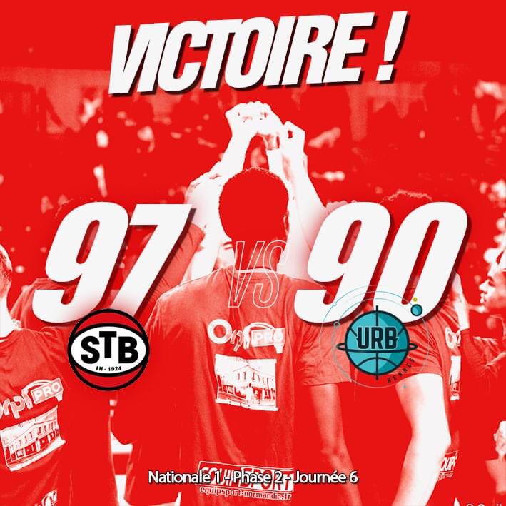 stblehavre's tweet photo. Nomad Hotels vous présente le résultat du match de ce soir :
VICTOIRE du STB Le Havre contre Rennes sur le score de 97 à 90 au terme d'un joli match aux Docks Océane ce soir où vous étiez plus de 3000 !

4e victoire consécutive pour les havrais ! https://t.co/jZD7gbIAOR