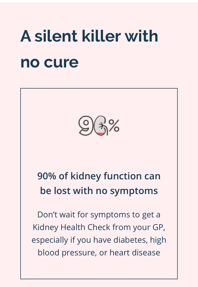 kascee's tweet photo. @KidneyHealth #silentkiller #renalfailure #kidneydisease https://t.co/PnvJLJUFwD