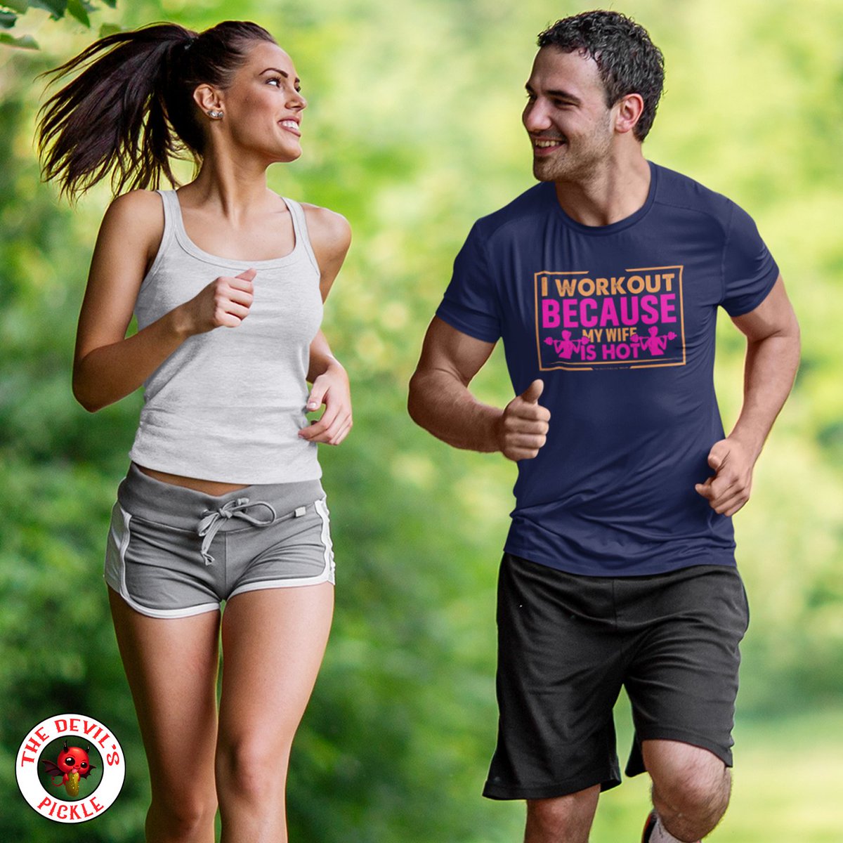 I workout because my wife is hot... and I need to keep up! Workout, Adult Humor, Patriotic and More only at The Devil's Pickle.

 #adultinghumor #freeshipping #Thedevilspickle #USA #workouttees #workoutmeme #exerciseshirts #happyshirts #americanpride #workoutgear #exercisegear