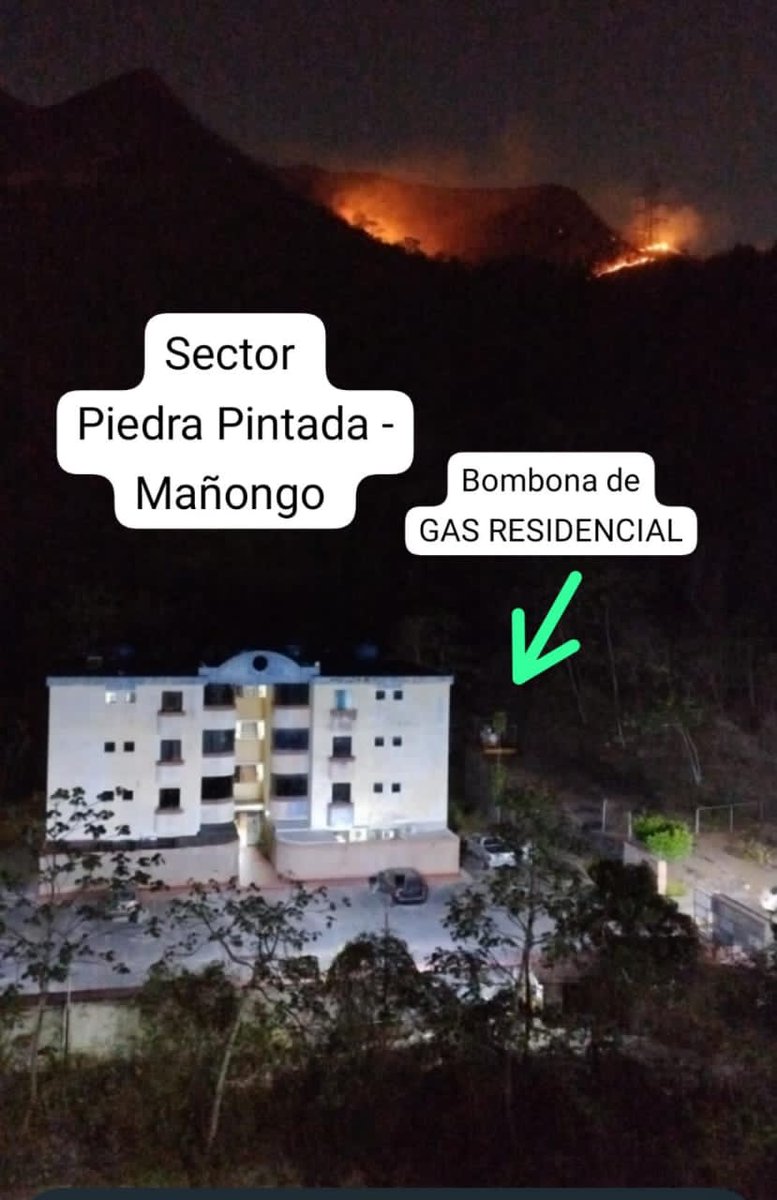 🆘 <a href="/Jacobo_Vidarte/">Jacobo Vidarte Donaire</a> <a href="/rafaellacava10/">Rafael Lacava</a> <a href="/SandyaveledoC/">SandyAveledo.c</a> <a href="/CharitoRojasP/">CharitoRojas</a> <a href="/bomberuc/">Bomberos de la Universidad de Carabobo</a> el fuego se acerca al Conj. Res Colinas de El Trigal y tienen un tanque de gas directo. Requerimos de su ayuda URGENTE. Por favor enviar bomberos!! SOS