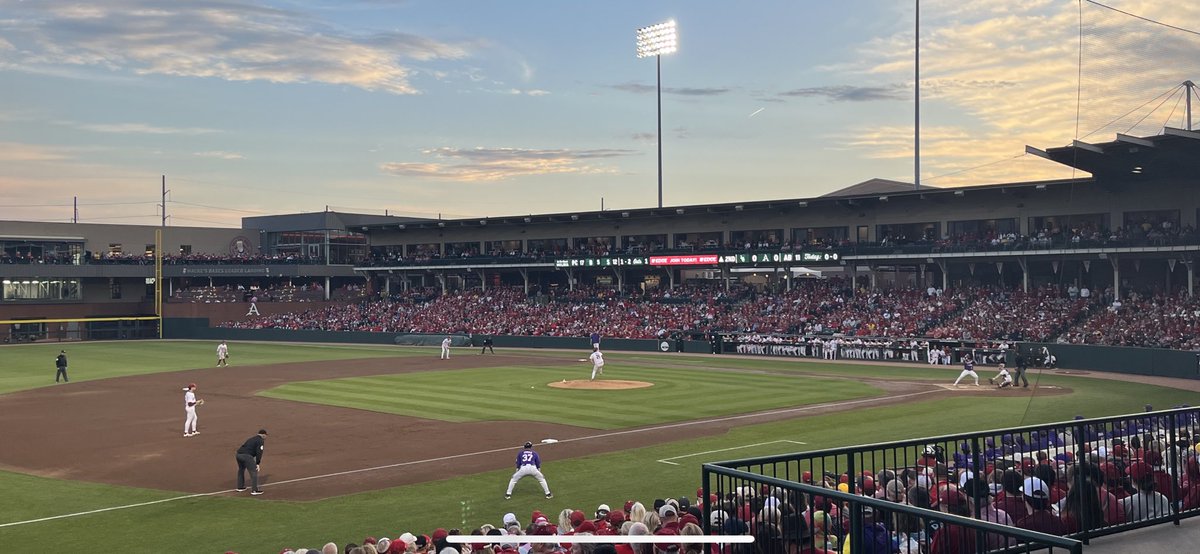 RealJBSportsMan's tweet photo. Perfect night at the greatest ballpark in college baseball. #BaumWalker #WPS https://t.co/I2IGoFI4bl