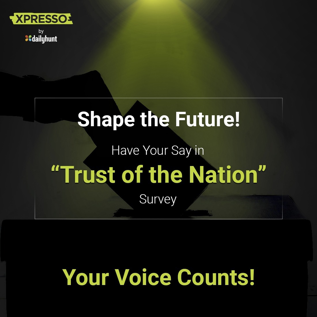 🗳️ Have you shared your views yet?  Don't delay – join the conversation today.
Click here to participate: dhunt.in/TAtiQ