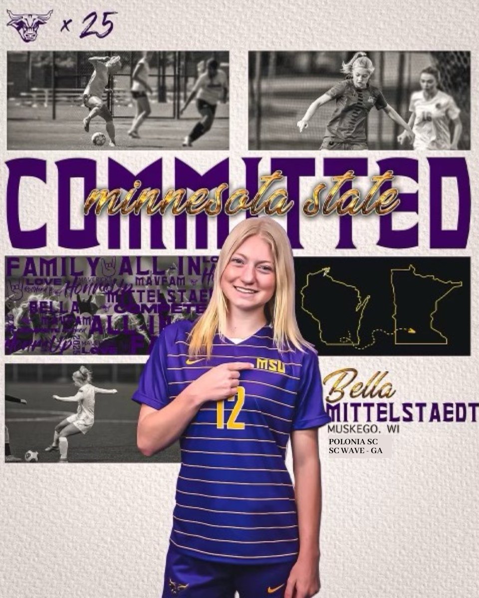 We are proud to introduce the first of our class of 2025 committed Polonia players, Bella Mittelstaedt!! 8yrs w/our Club! Congratulations!