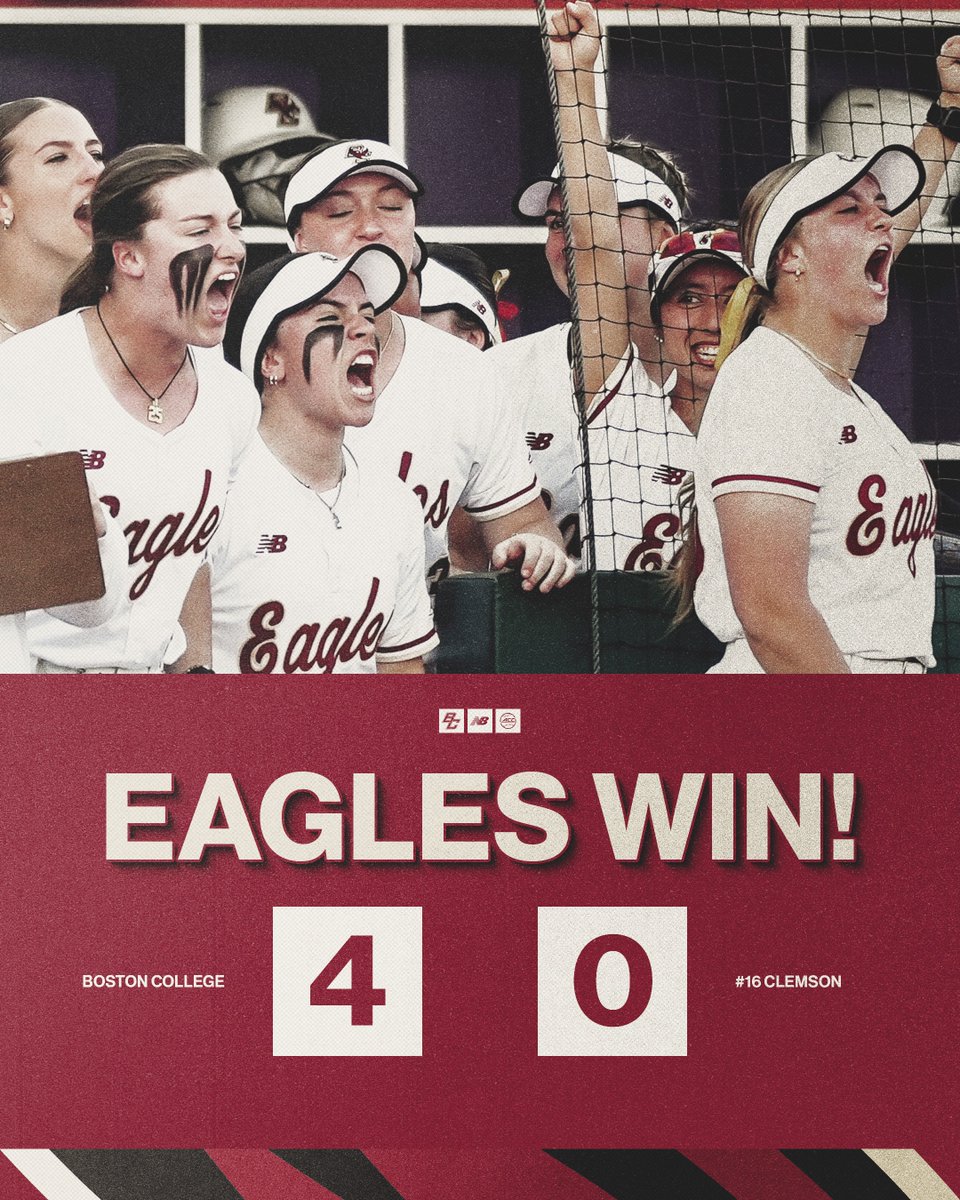 BC_Softball's tweet image. Nationally ranked DUB‼️

#Team41 #ForBoston