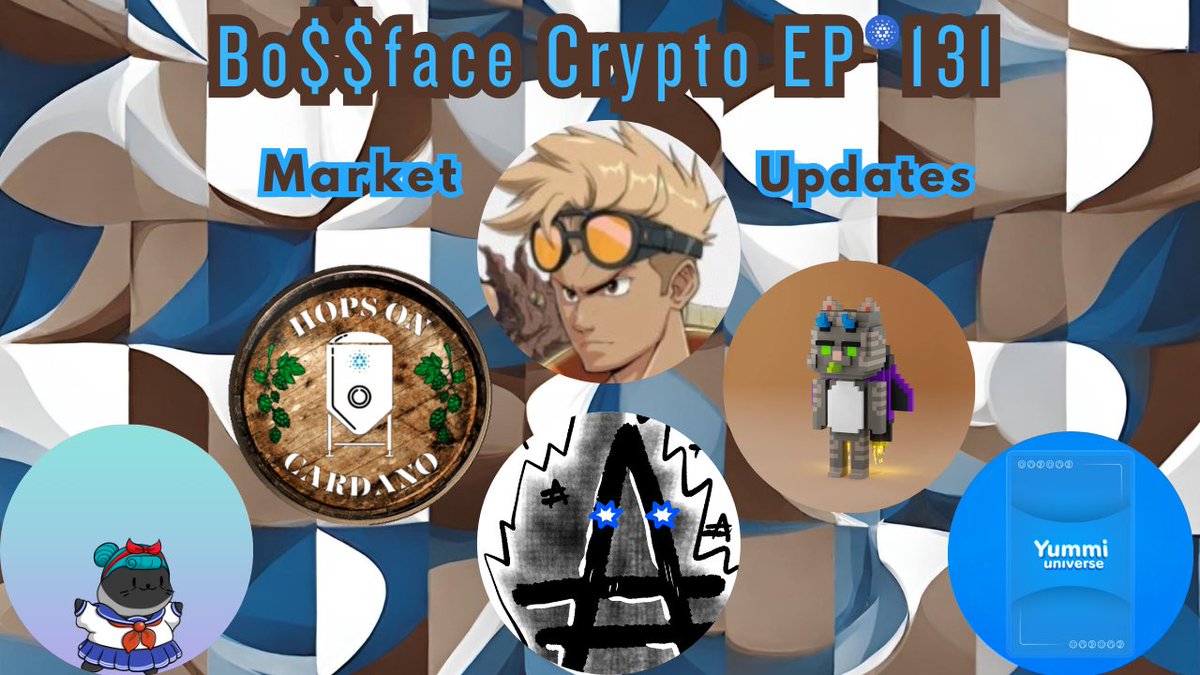 Got New Alpha
🔴
Crypto &amp; Nft Market Updates! Danketsu, HopsOnCardano, CMB, Lil Sappys, MayhemMOB, BCRC, Defi &amp; #CardanoGirls &amp; MORE!
#Crypto #Nfts #BTC  #ADA 
👇
youtu.be/OokOdGf19Eo🎥🔥