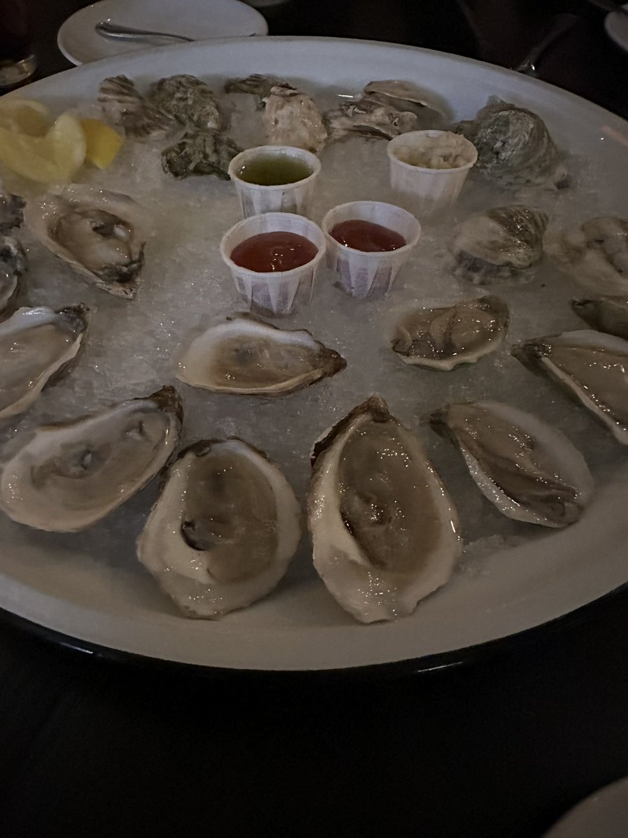 Pocking my daughter up  to attend a wedding. Dead tired. Whirlwind trip. But Seabear’s Oysters are damn good