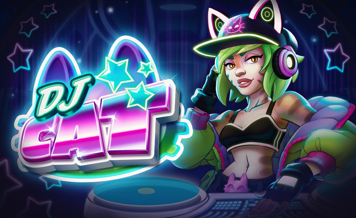 🎧NEW SLOT = DJ Cat (Push Gaming) ▶️Paylines: 1-5 ▶️Total RTP: 96.32% ▶️Max Win: 10,000x ▶️Volatility: High (5/5) 🍀Try it here - gamdom.com/r/mercy 🎁 $3000 Monthly Leaderboard + $500 Bonus For Top Wager Each Week (Keep 50%)