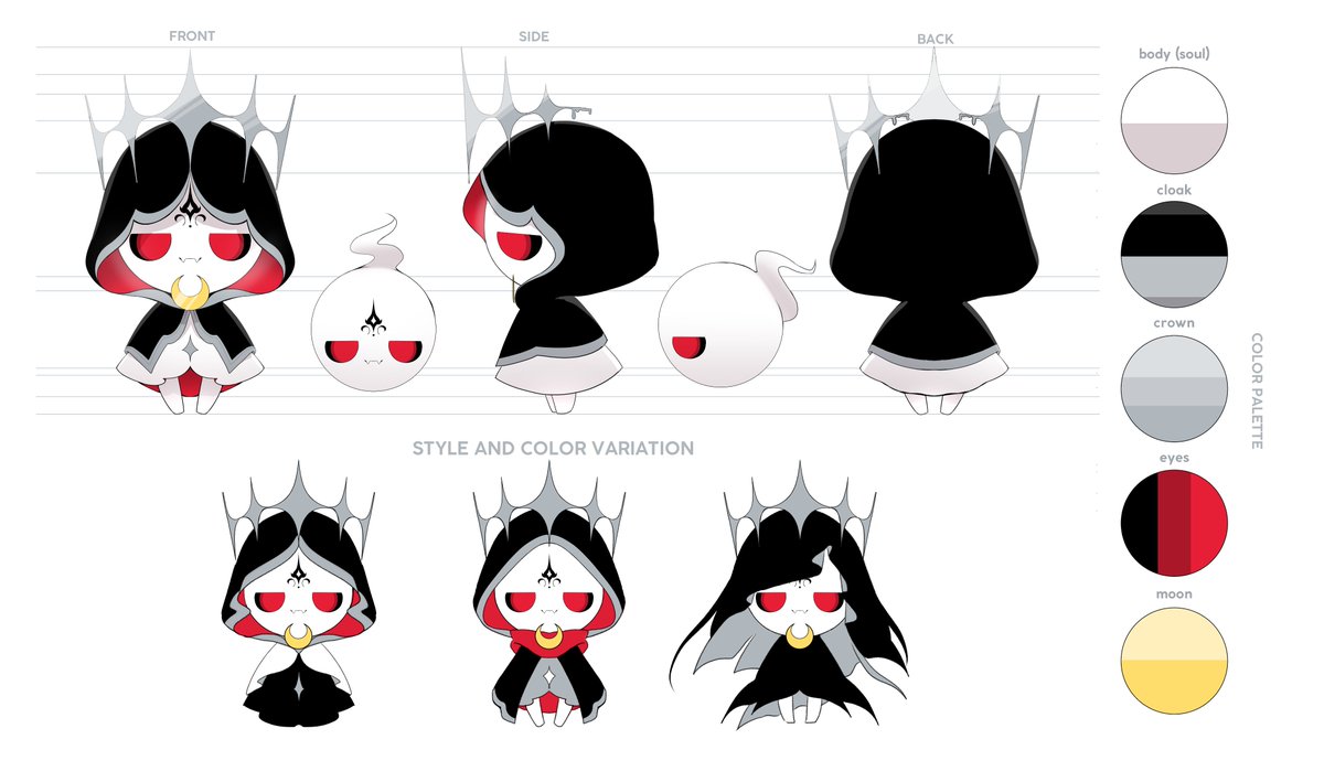 Introducing: Lunarist mascot🎸🌙 Charismatic souls that keep me