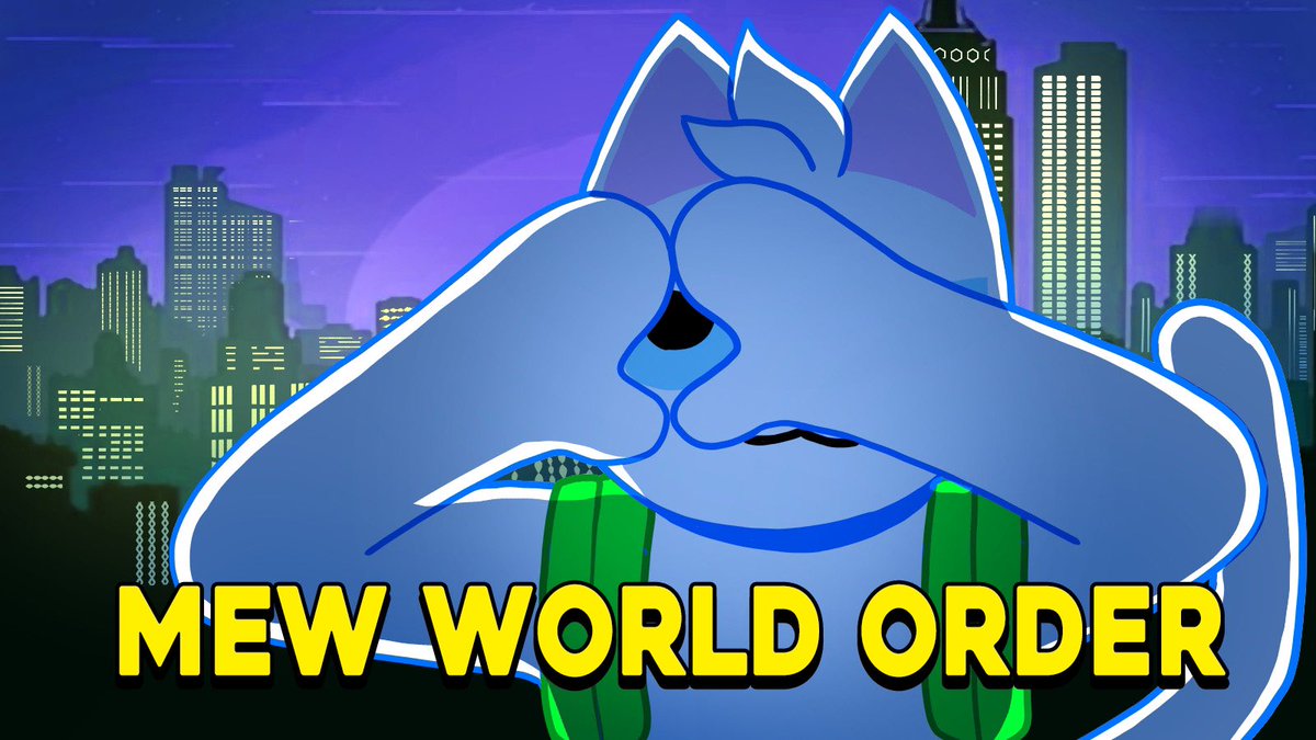 if we come together… we can finally put an end to the dog world rat race… 

mew world order 🌎