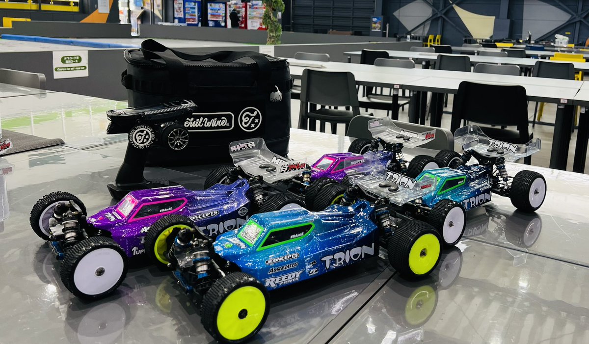 今日はつくパーに来てます！ラジコンライフにevilwireは欠かせなくなりました。