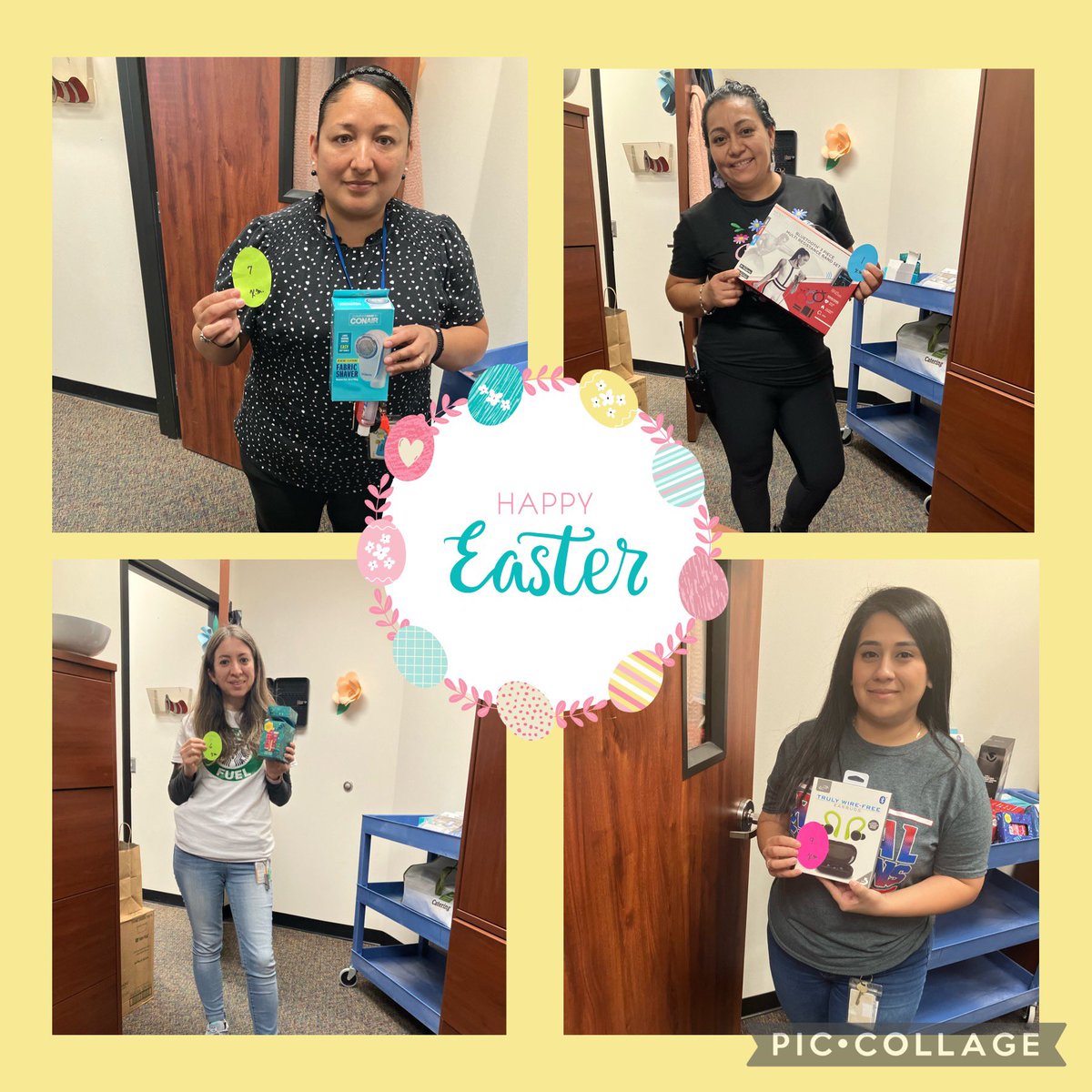 Royal ECC Staff Easter Egg Hunt Winners so far! There is still one egg that hasn't been found yet!?!👀Congratulations to all of our winners! 🥚🤗❤️💙 #SuccessStartsHereAtRECC #WeAreRoyal #StaffAppreciation #EasterFun