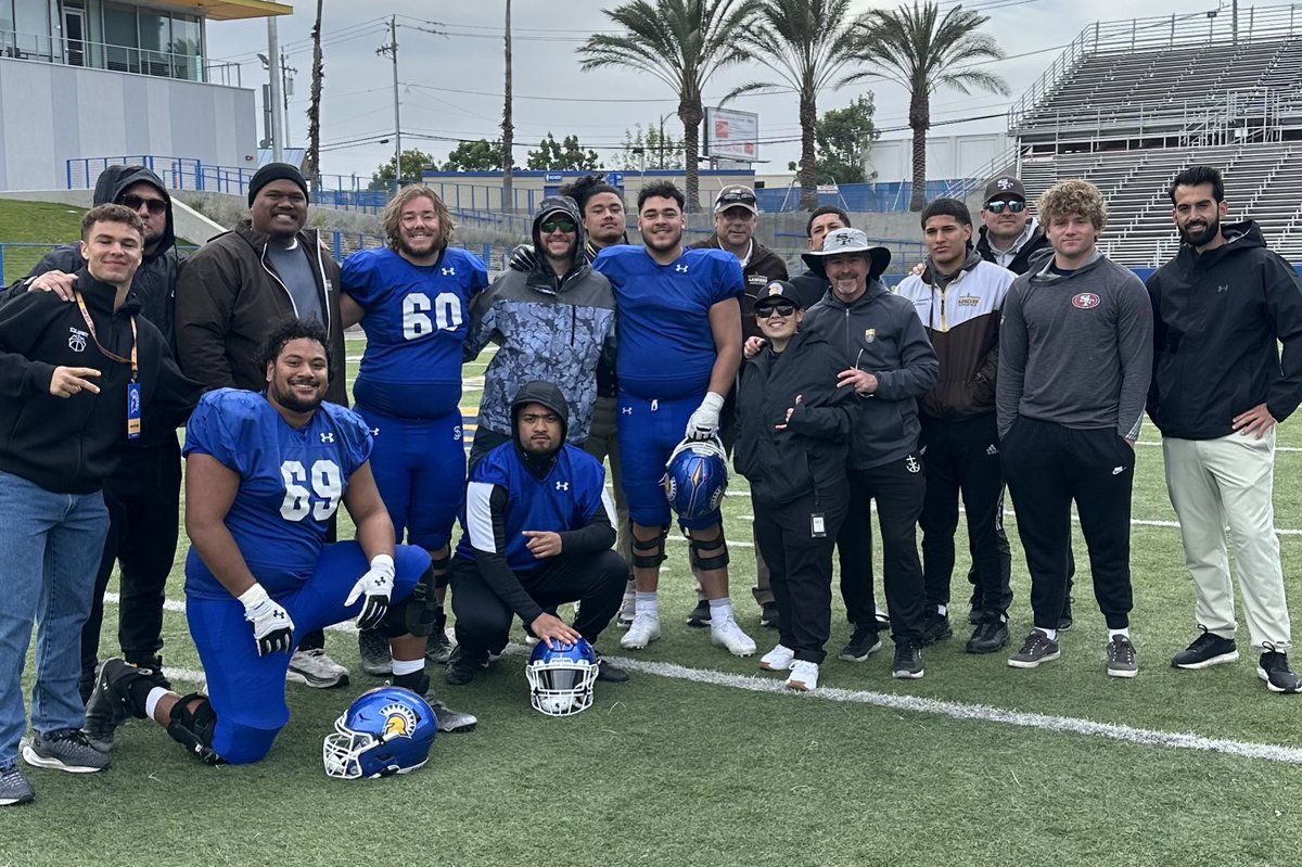 Thank you <a href="/TheBecaPerez/">Beca Perez</a> and <a href="/SanJoseStateFB/">San José State Football</a> for the hospitality today.