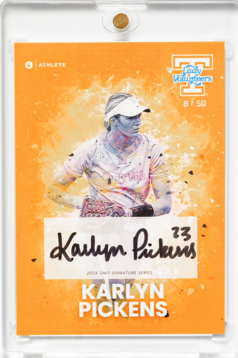 Lady Vol Tennessee Softball Fans- They are Here!! Lady Vol Softball Trading Cards. This is going to be Exciting and Fun. The more packs you purchase the more chances for an Autographed card 🥎 @PickensKarlyn @KikiMilloy Click to Order- ladyvolboostherclub.com/products/lady-…