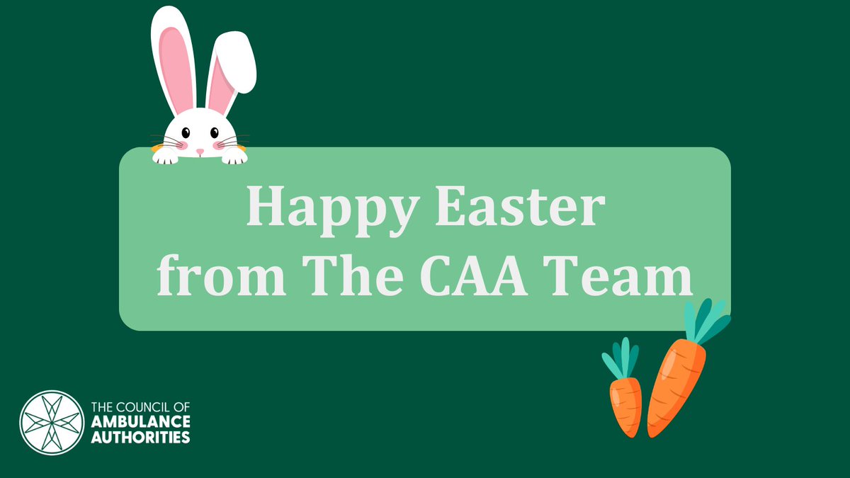 Happy Easter from the CAA Team! 🐣 Wishing you a joyful holiday weekend filled with family, friends, and lots of easter eggs! Remember to stay safe this Easter🌷