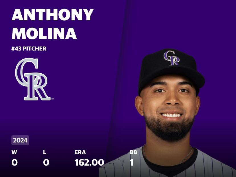 How many games are in a season?

Molina’s ERA