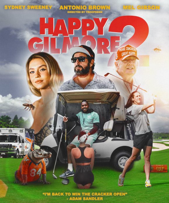 AB84's tweet photo. Happy Gilmore 2 ⛳️ #CTESPN https://t.co/5E8AOUZaYO