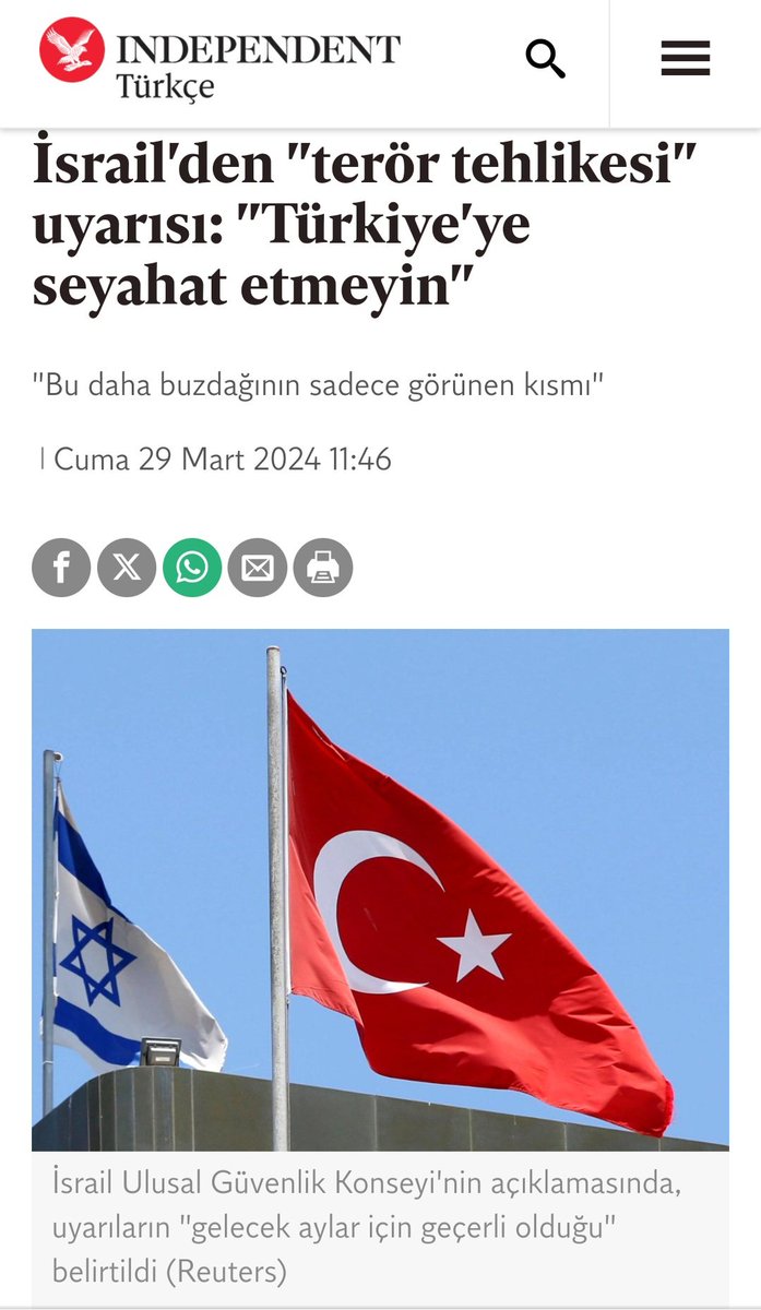 İsrail'den vatandaşlarına Türkiye'ye gitmeyin uyarısı geldi! Konsolosluk / Deprem / 6 Şubat