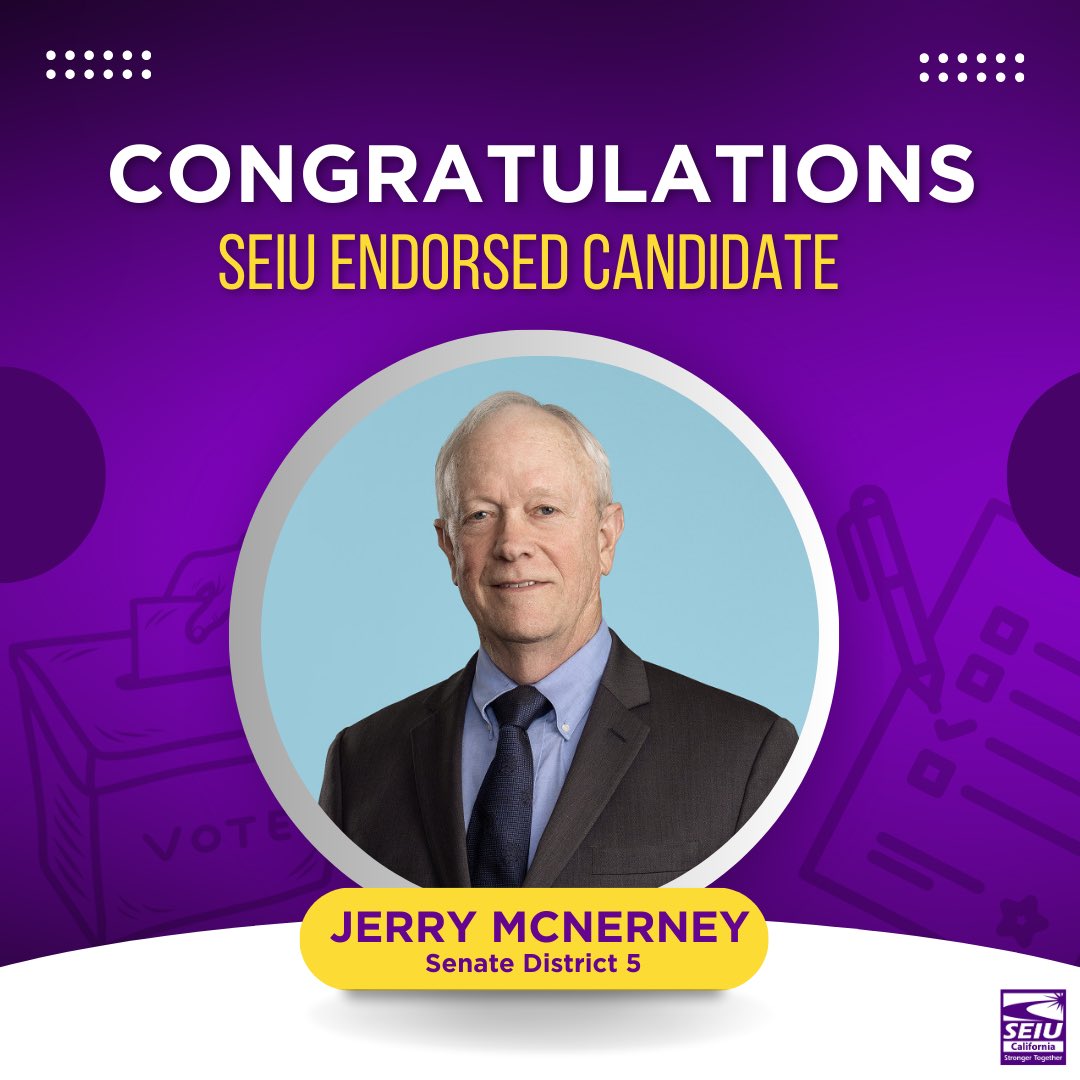 SEIU members including were proud to campaign for Jerry McNerney @RepMcNerney in the March 5th Primary. Congratulations on advancing to the general election!
