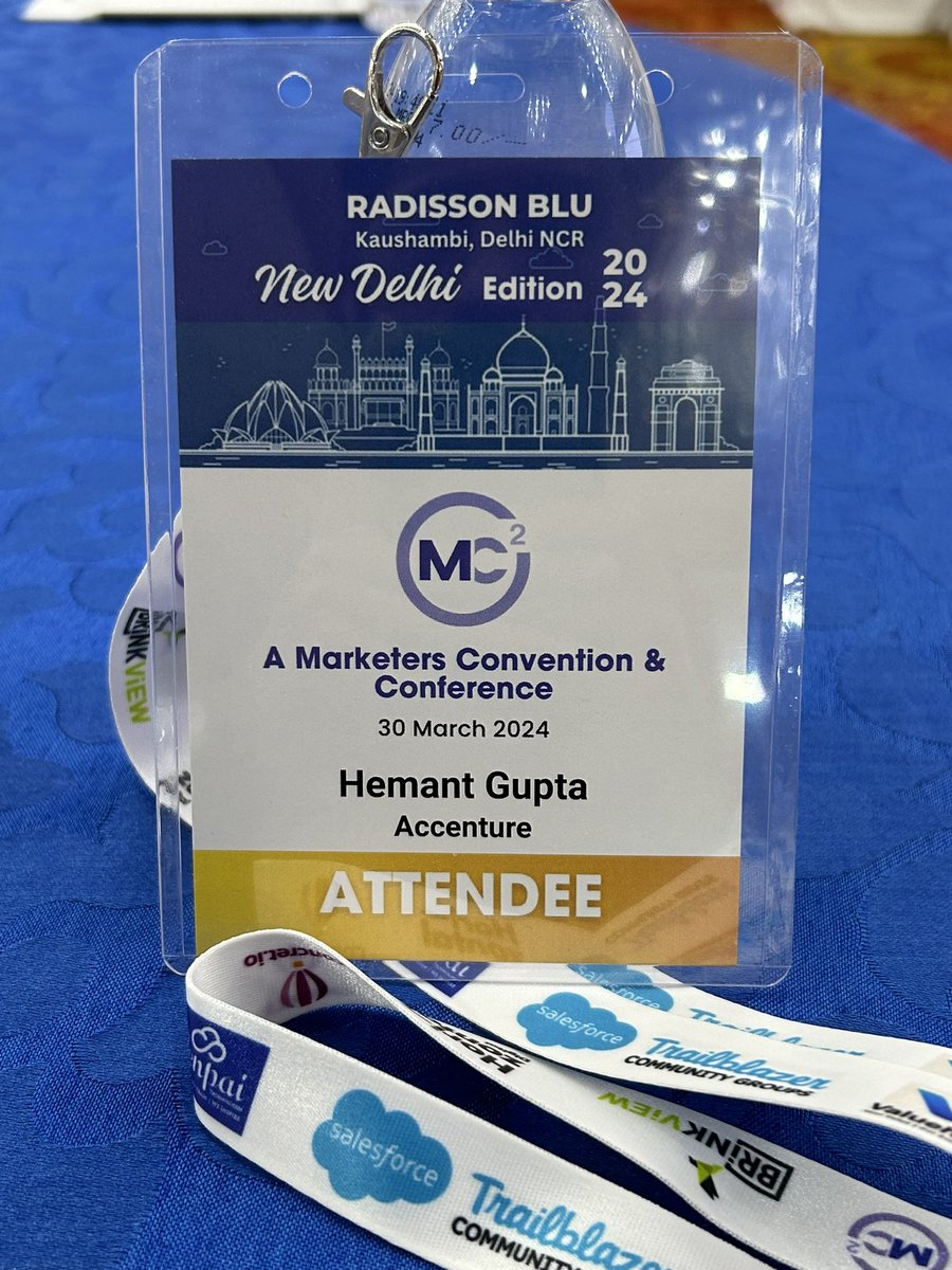 I had a chance to attend this awesome event about #sfmc organised at Radisson Blu, Delhi. <a href="/justguilda/">Guilda Hilaire</a> 
Thanks a lot to organisers.