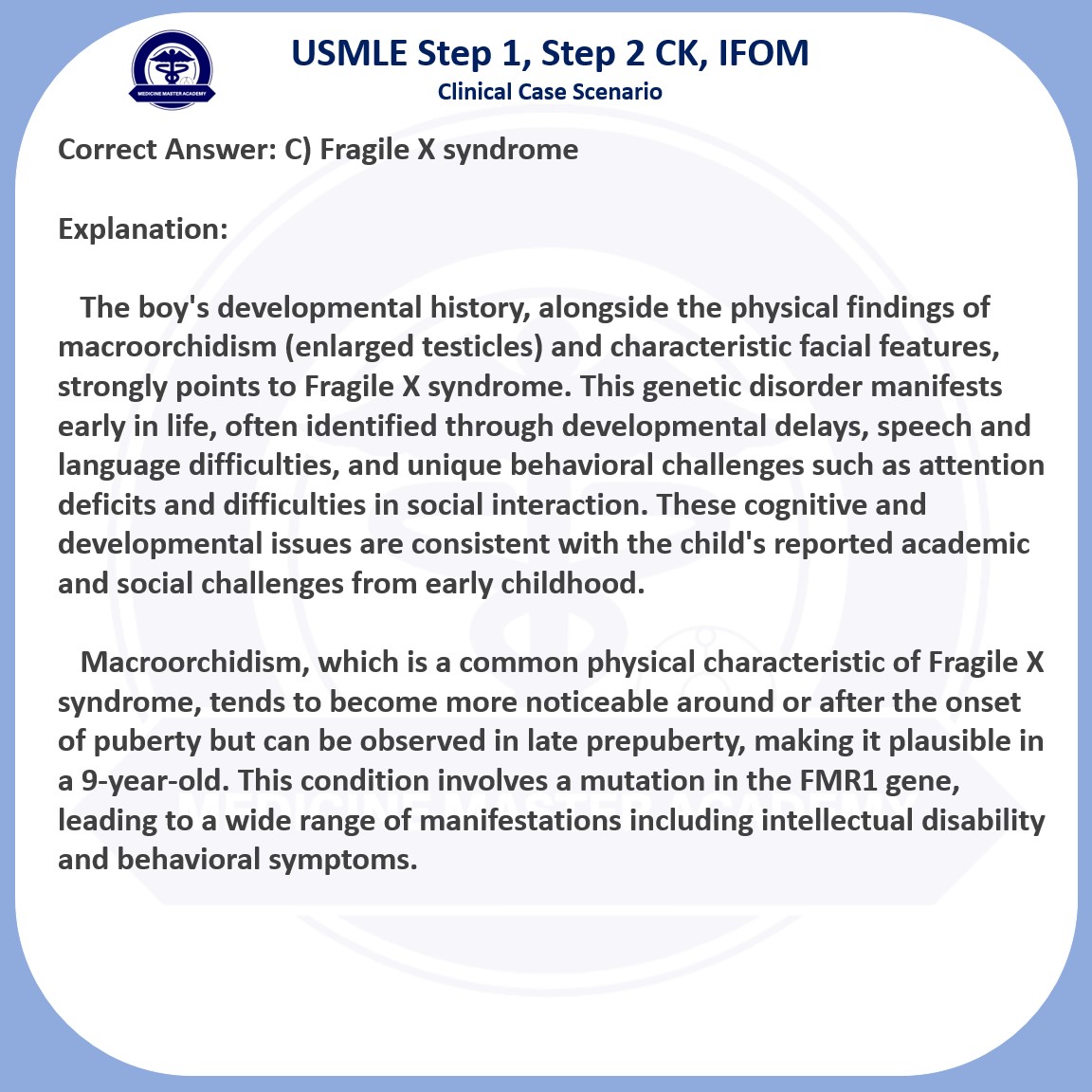 MedMastAcademy's tweet photo. Clinical Case. Are you a #doctor or a medical student? Then you must follow us!! We upload #clinical cases, videos, photos and more! 
#medicine #medicalstudent #genetics #urology #usmle #ecfmg #ifom #imgdoctor #doctor #medicina #estudiantedemedicina #usmle #ecfmg https://t.co/xmKBrzOvLu