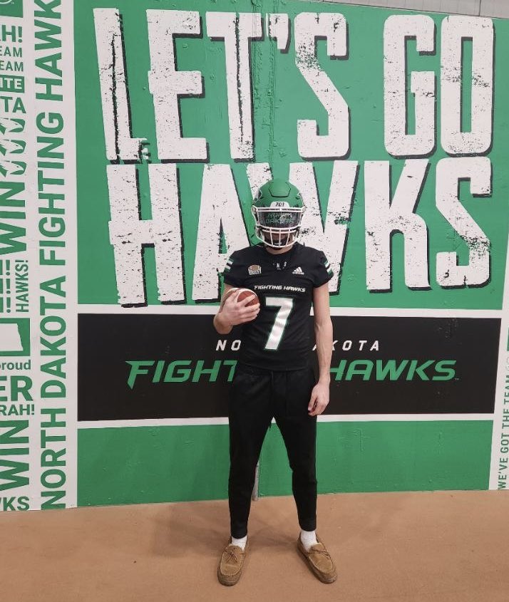 Thank you coach Coach Kostich for the invite, Had a great time! Can’t wait to be back in the fall. @IsaacFruechte14 @UNDfootball @cprebelfootball