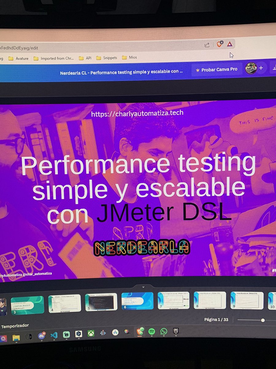 Estamos listos para @nerdearla Chile 2024 una vez más a puro #PerformanceTesting

#jmeterDSL #charlyautomatiza #devperfops #devops #perfops #qaautomation #TestAutomation #nerdearla