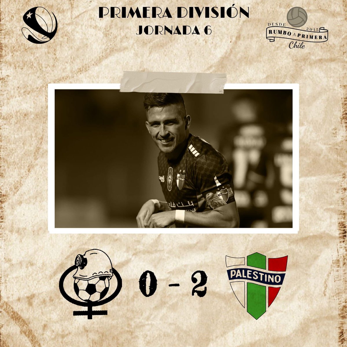 RumboaPrimeraCL's tweet photo. #PrimeraRP | Victoria a domicilio de Palestino en su visita a Cobresal.
⚽️ Bryan Carrasco y Gonzalo Sosa para el 2-0 que instala a Palestino con 11 puntos en el tercer lugar. Por su parte, los legionarios no levantan cabeza y se quedan con 2 unidades en el penúltimo lugar. https://t.co/GBdnqMsD9R